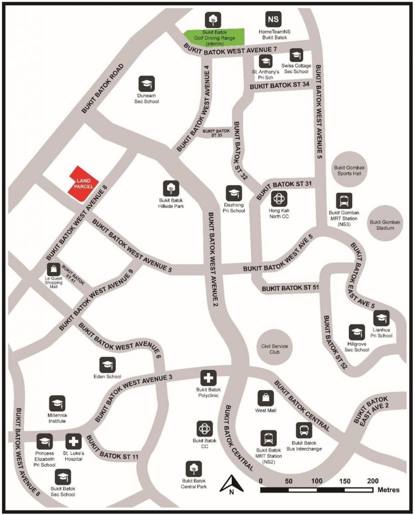 Bukit Batok EC Location Map